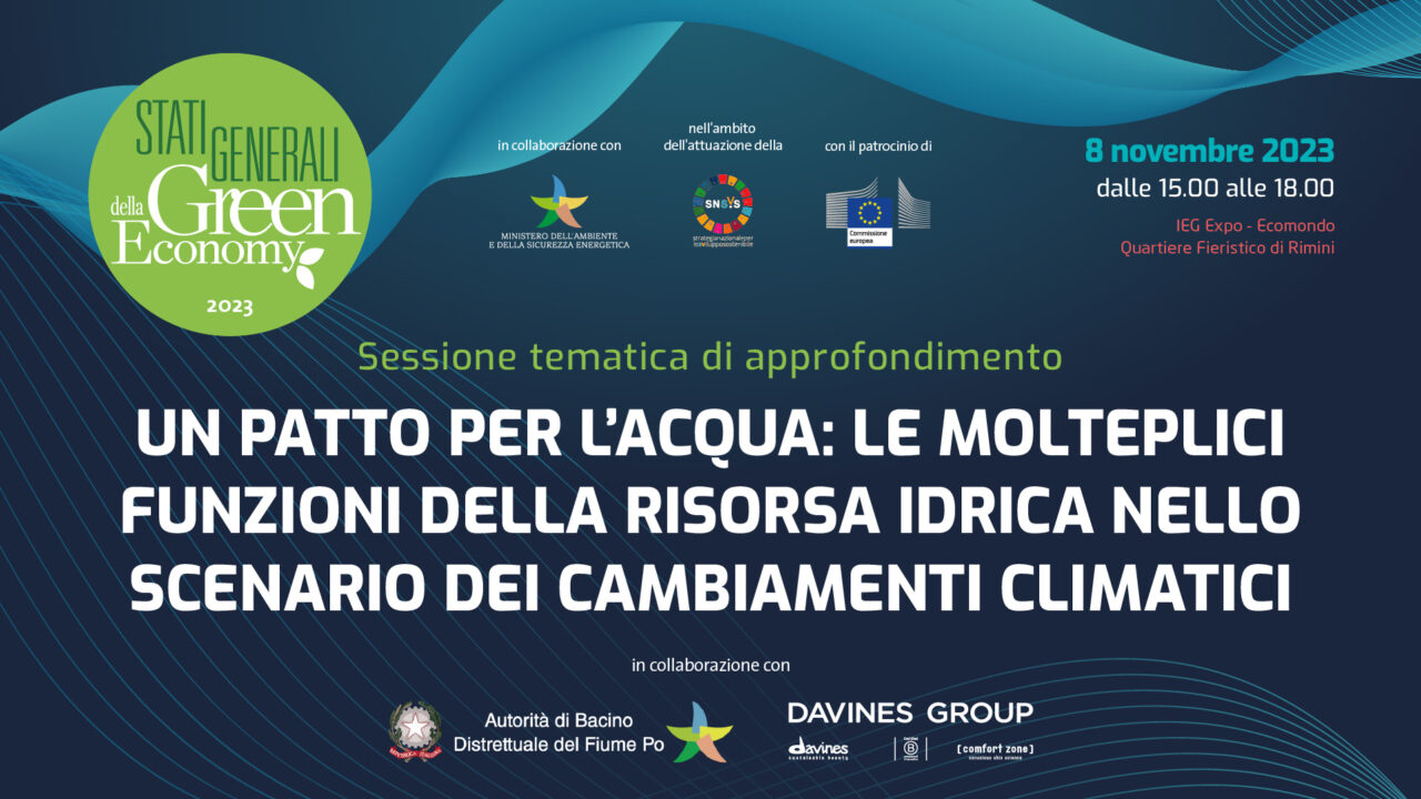 Gestione delle risorse idriche e cambiamenti climatici: un patto per la sostenibilità dell'acqua